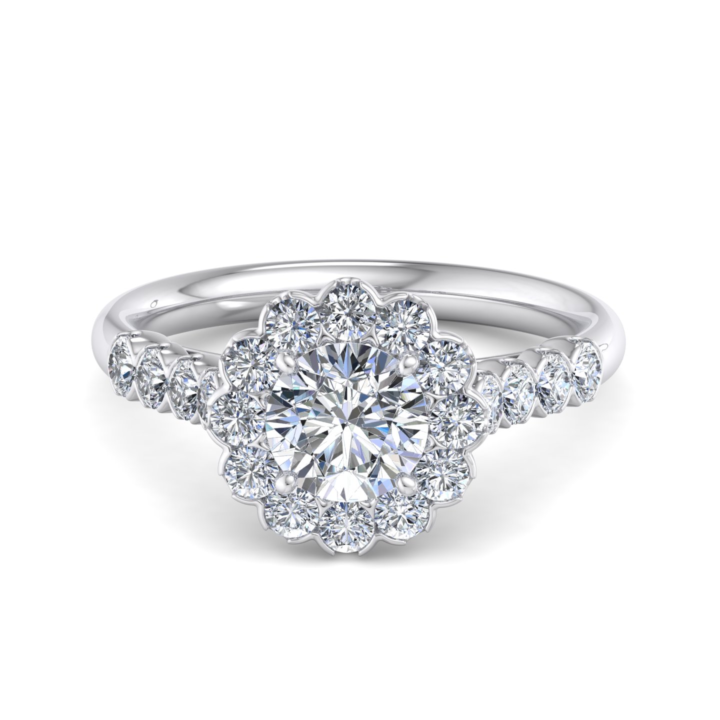 Juliet Halo Engagement Ring